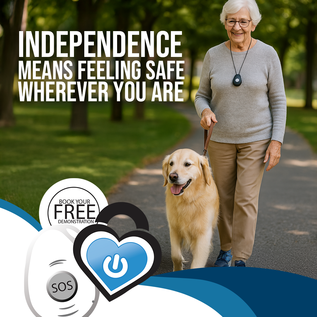 medicall old person dog step out safely pendant